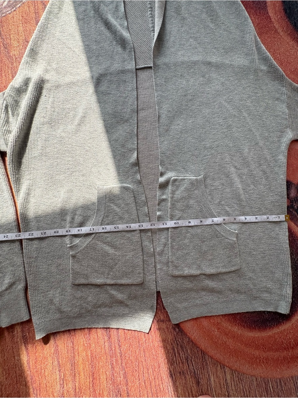 Lululemon Sundown hoodie grey Open front Cardigan Sweater Cozy and Comfort SizeM - Picture 6 of 9